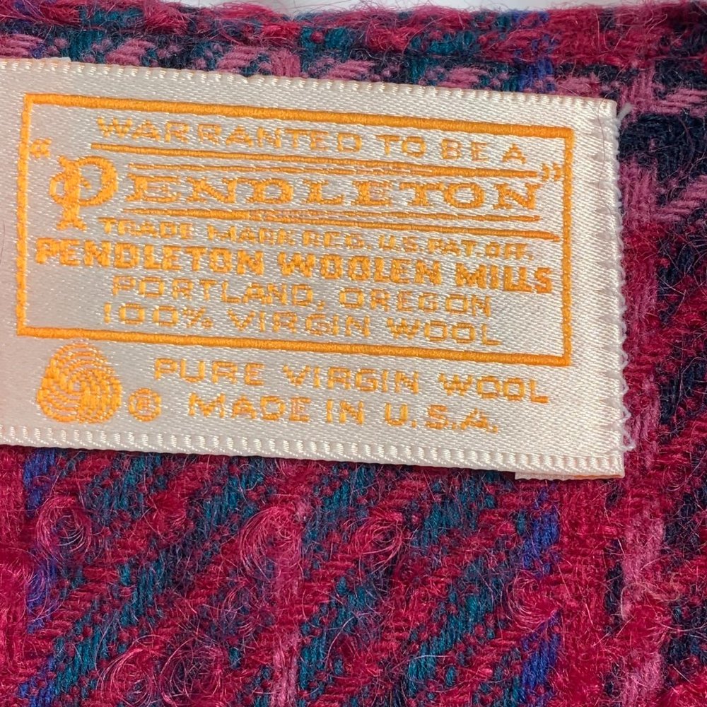 Pendleton 100% Wool Button Up Jacket W Two Pockets - image 4